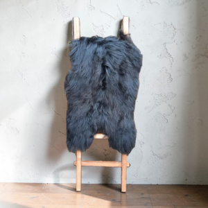 Schapenvacht IJslands. Zwart.