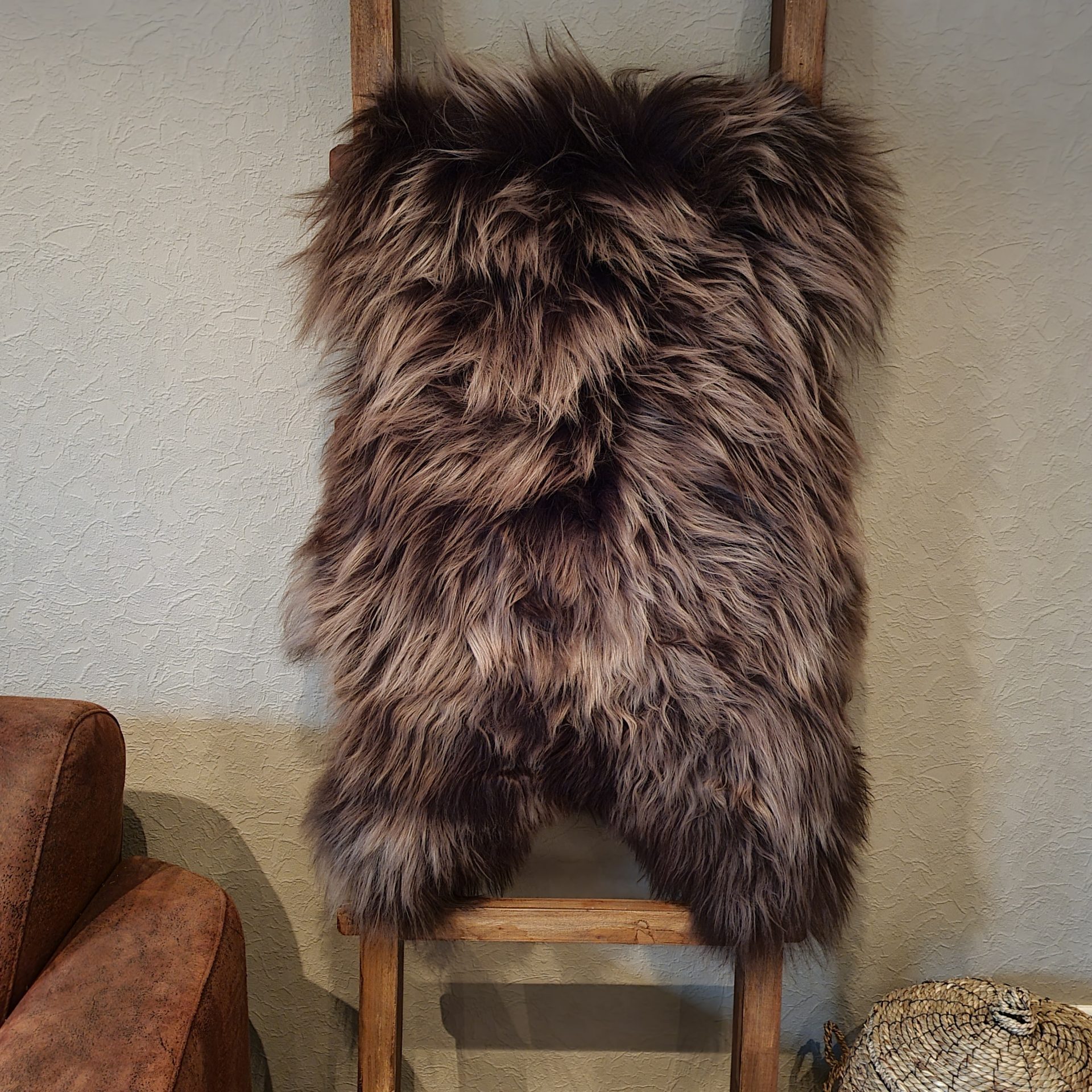 IJslands schapenvacht. Chestnut Brown- Brisa.