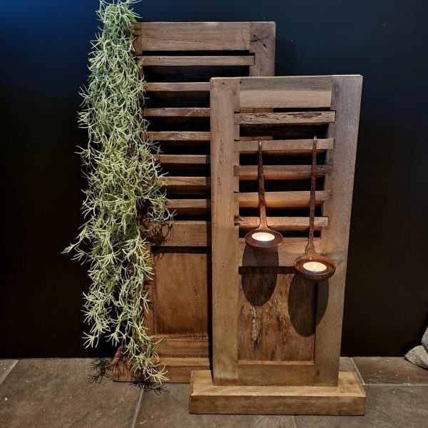 Louvre luik op voet. 65 cm. - Afbeelding 5