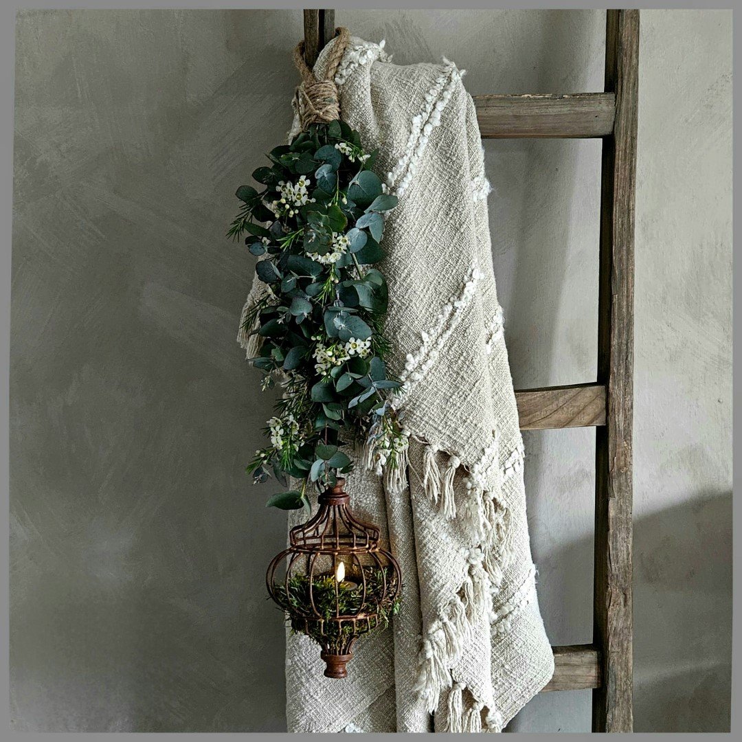 Metalen draadbol hanger. Roest. - Afbeelding 6