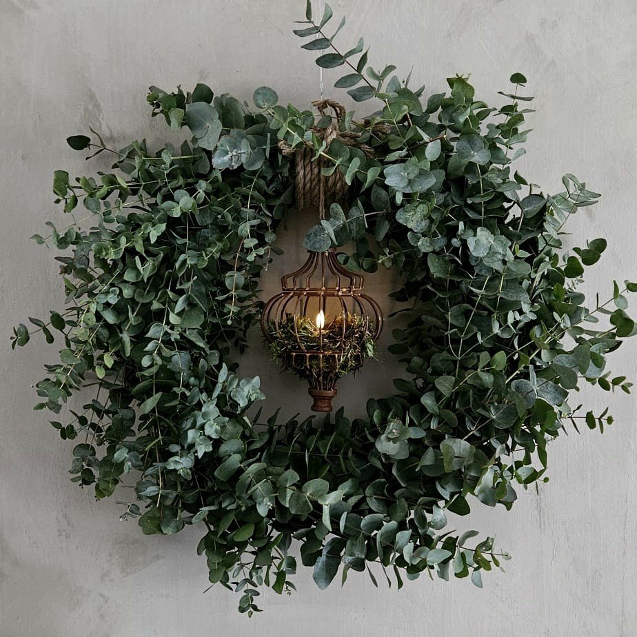 Metalen draadbol hanger. Roest. - Afbeelding 5