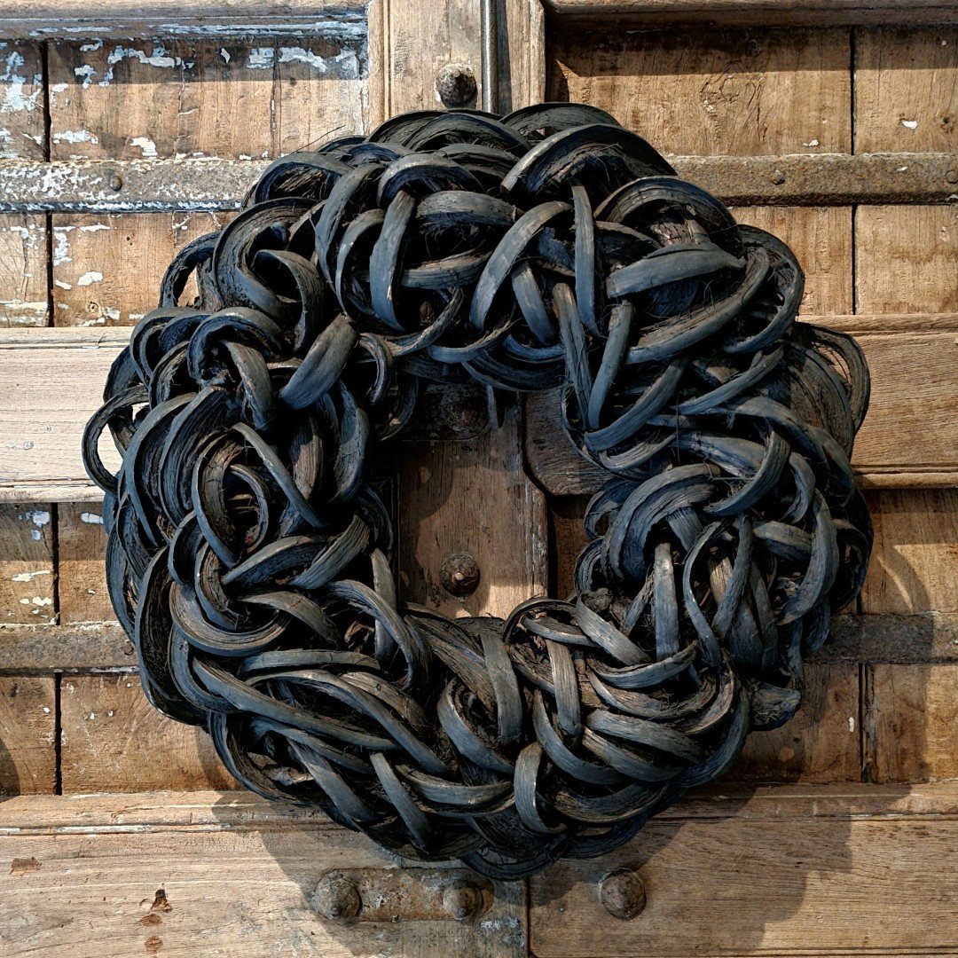 Krans. Coco slice- Black || 40 cm. - Afbeelding 2