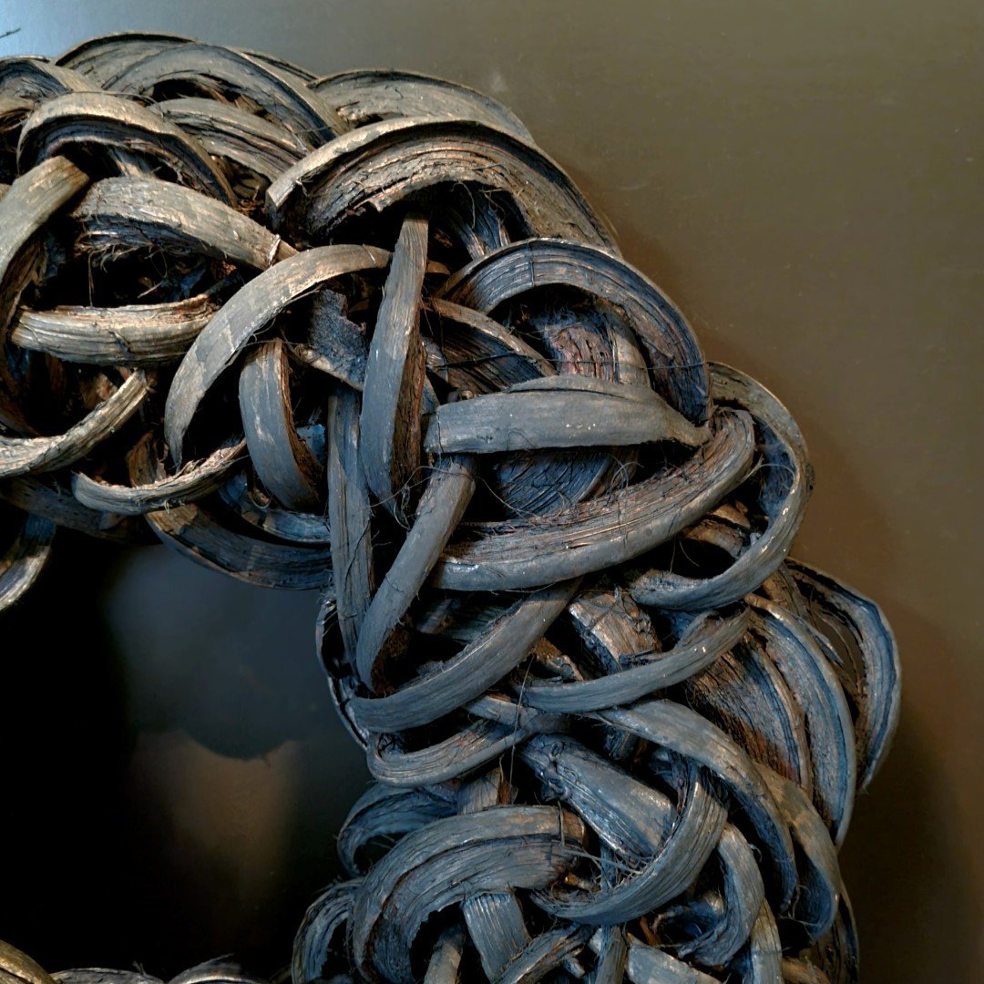 Krans. Coco slice- Black || 40 cm. - Afbeelding 3