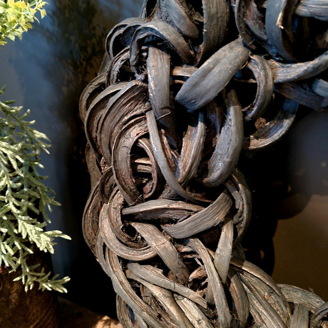 Krans. Coco slice- Black || 40 cm. - Afbeelding 5