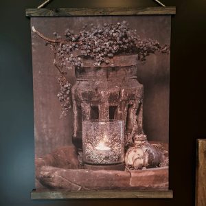 Wanddoek "Landelijk en sfeervol". Dadeltak.