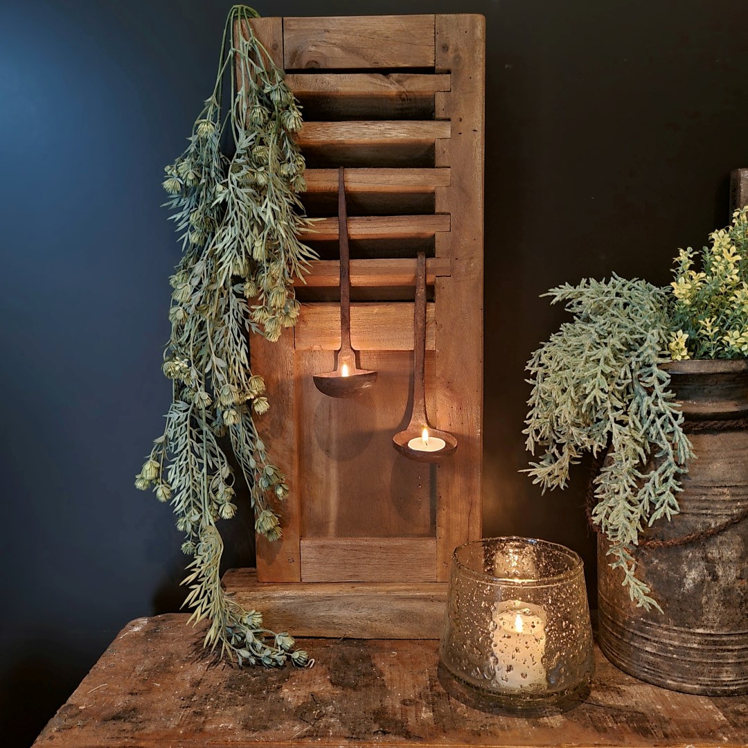 Louvre luik op voet. 65 cm. - Afbeelding 3