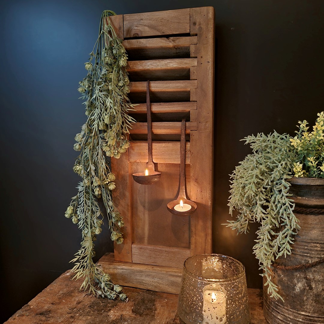 Louvre luik op voet. 65 cm. - Afbeelding 2