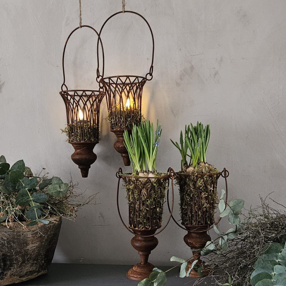 Elegante staander- Roest. - Afbeelding 4