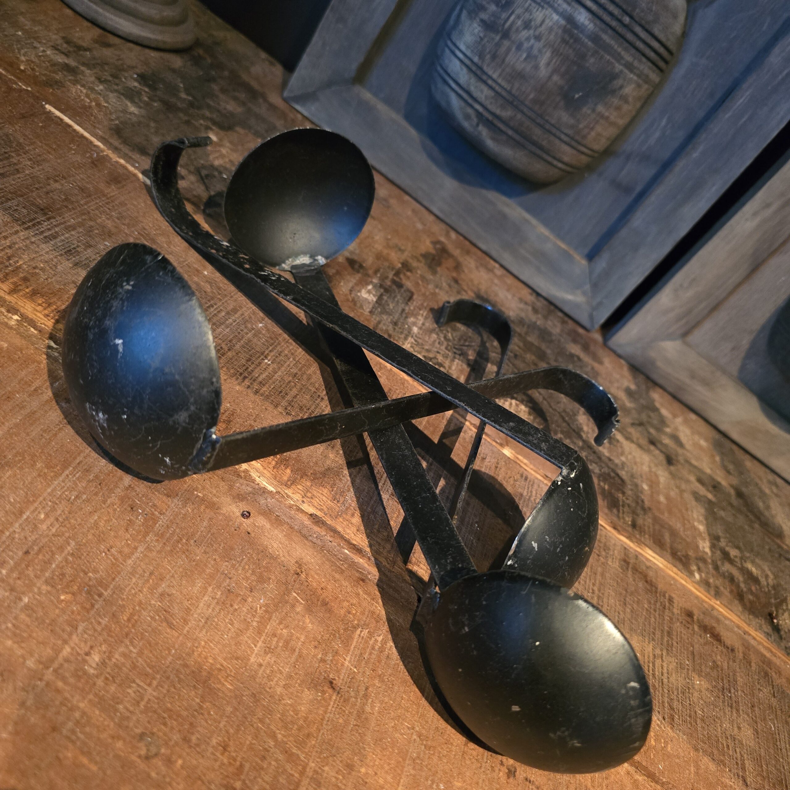 Metalen hanglepel. Zwart || M - Afbeelding 13