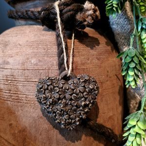 Marokkaanse Geurblokjes- Hart hanger || Black Musk
