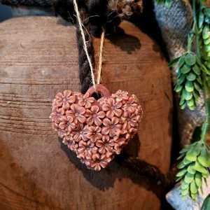 Marokkaanse Geurblokjes- Hart hanger || Amber.