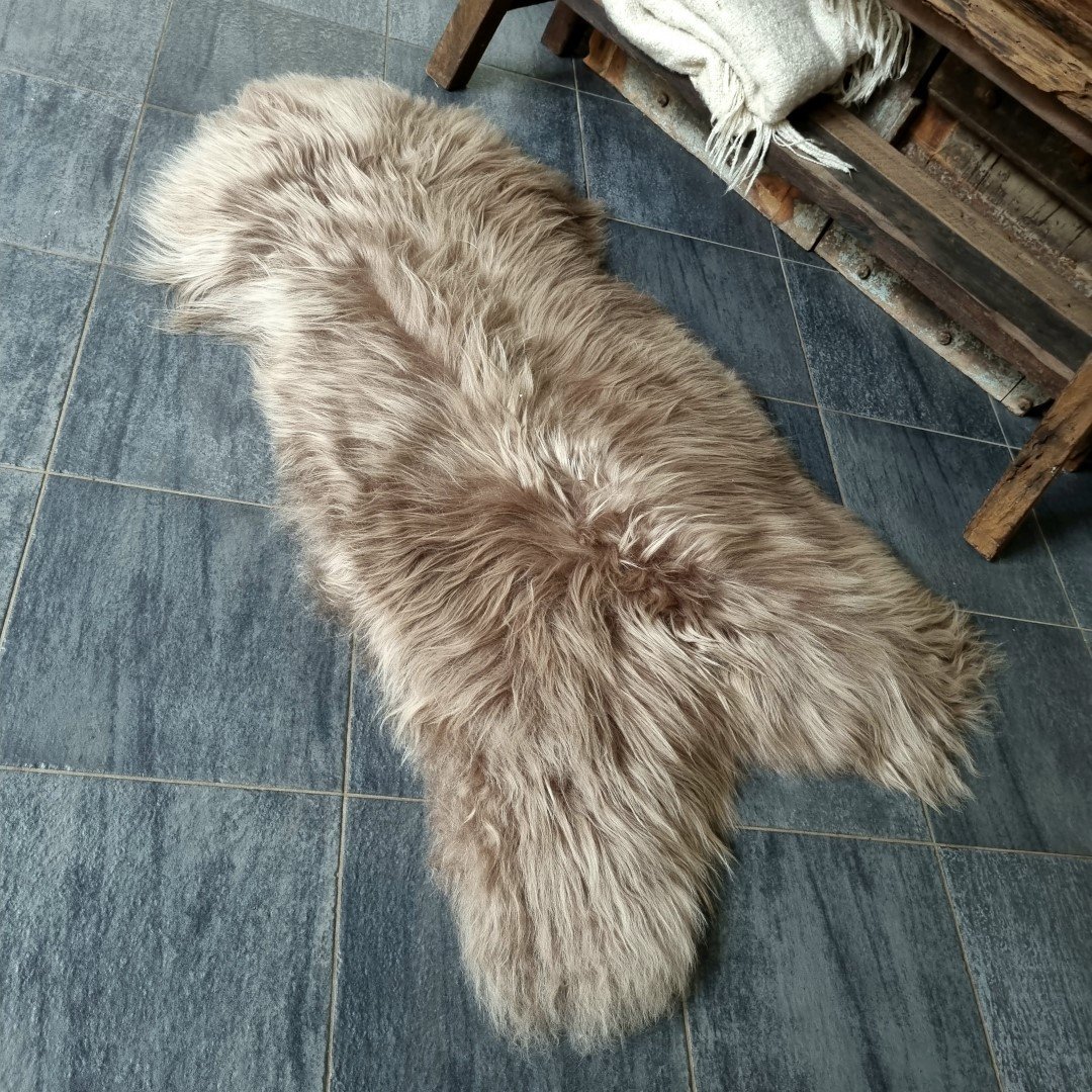 IJslands schapenvacht || Taupe. - Afbeelding 3