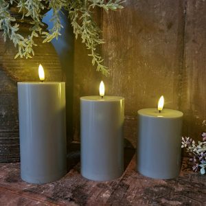 Set van 3 outdoorkaarsen || Olive.