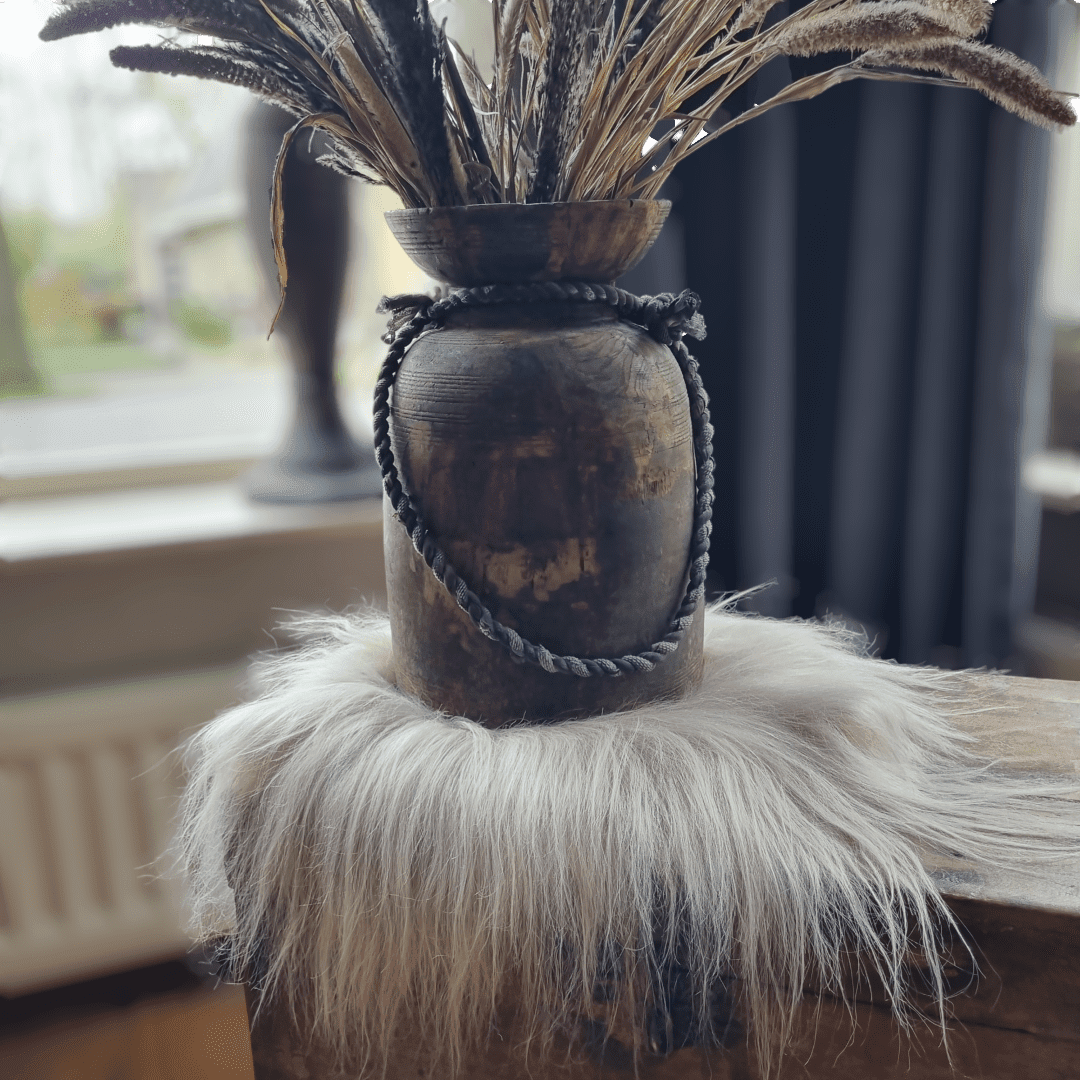 IJslands schapenvacht Chairpad || Nude.