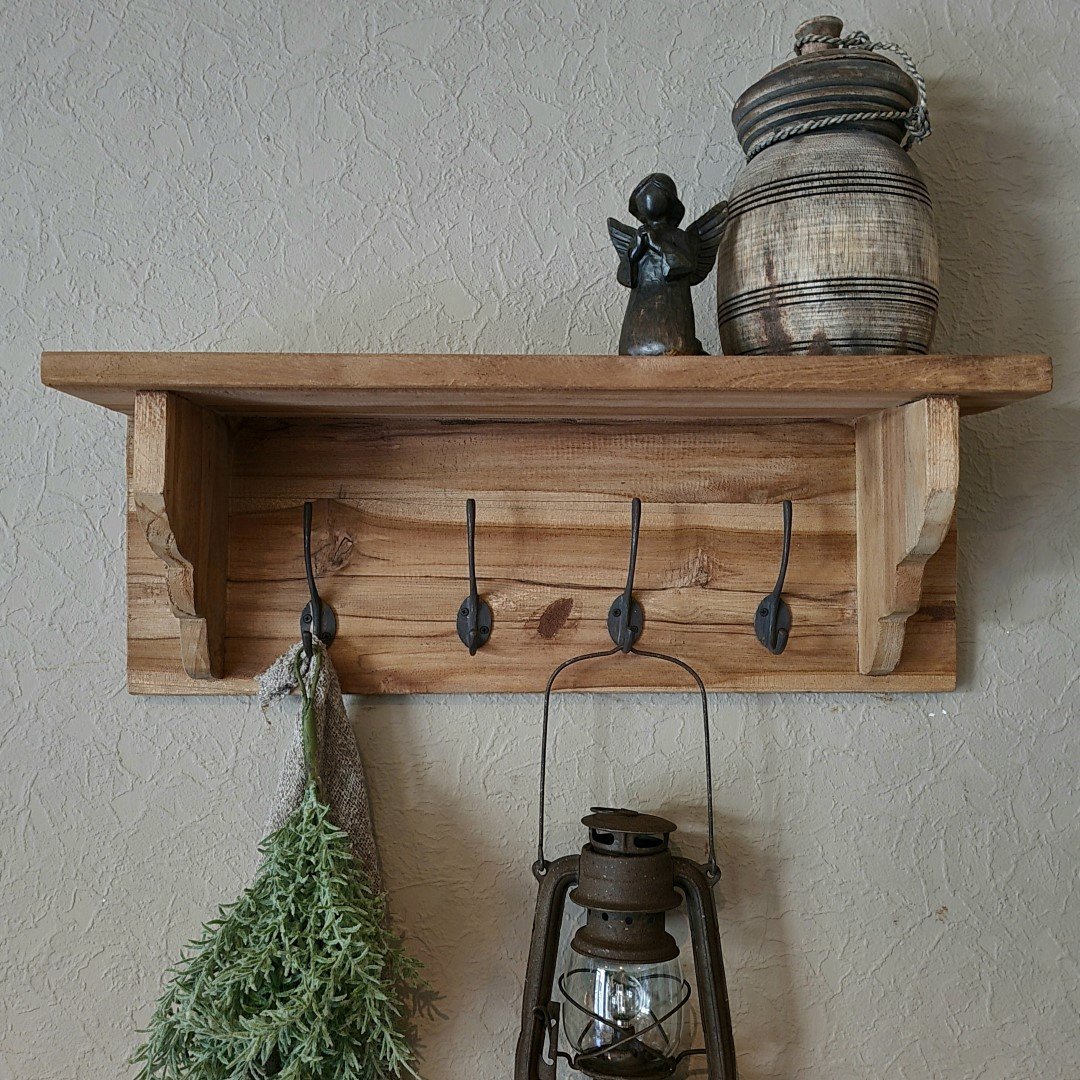 Regaal/ kapstok. - Afbeelding 2