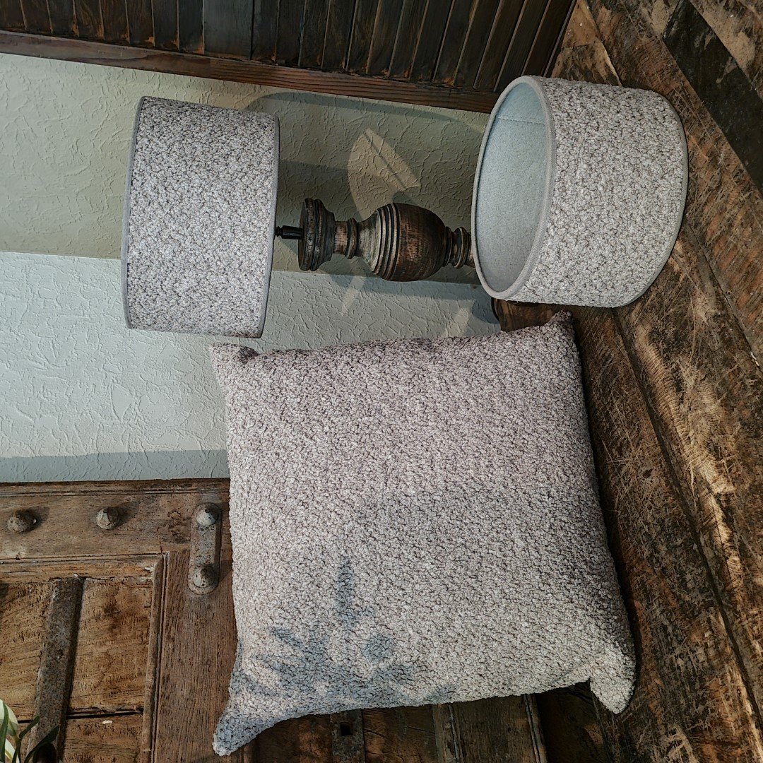 Lampenkap Teddy- Zand || 25 cm. - Afbeelding 7