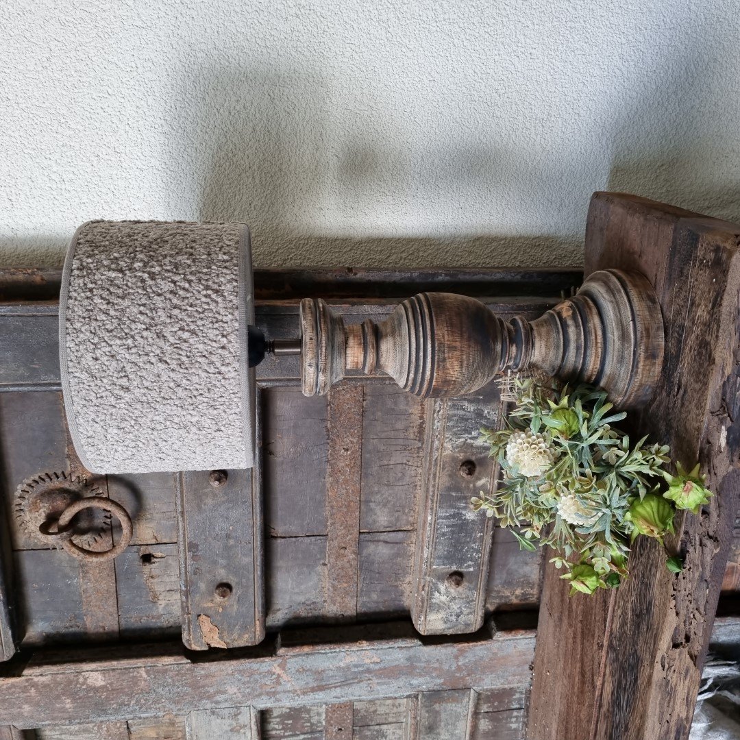 Lampenkap Teddy- Zand || 25 cm. - Afbeelding 2