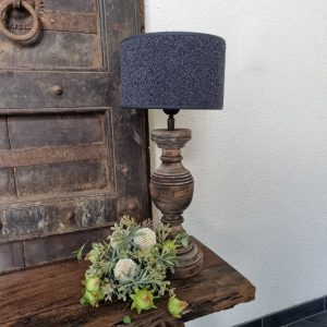 Lampenkap Teddy- Antraciet || 20 cm.