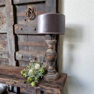 Lampenkap- Metallic Brown || 20 cm.