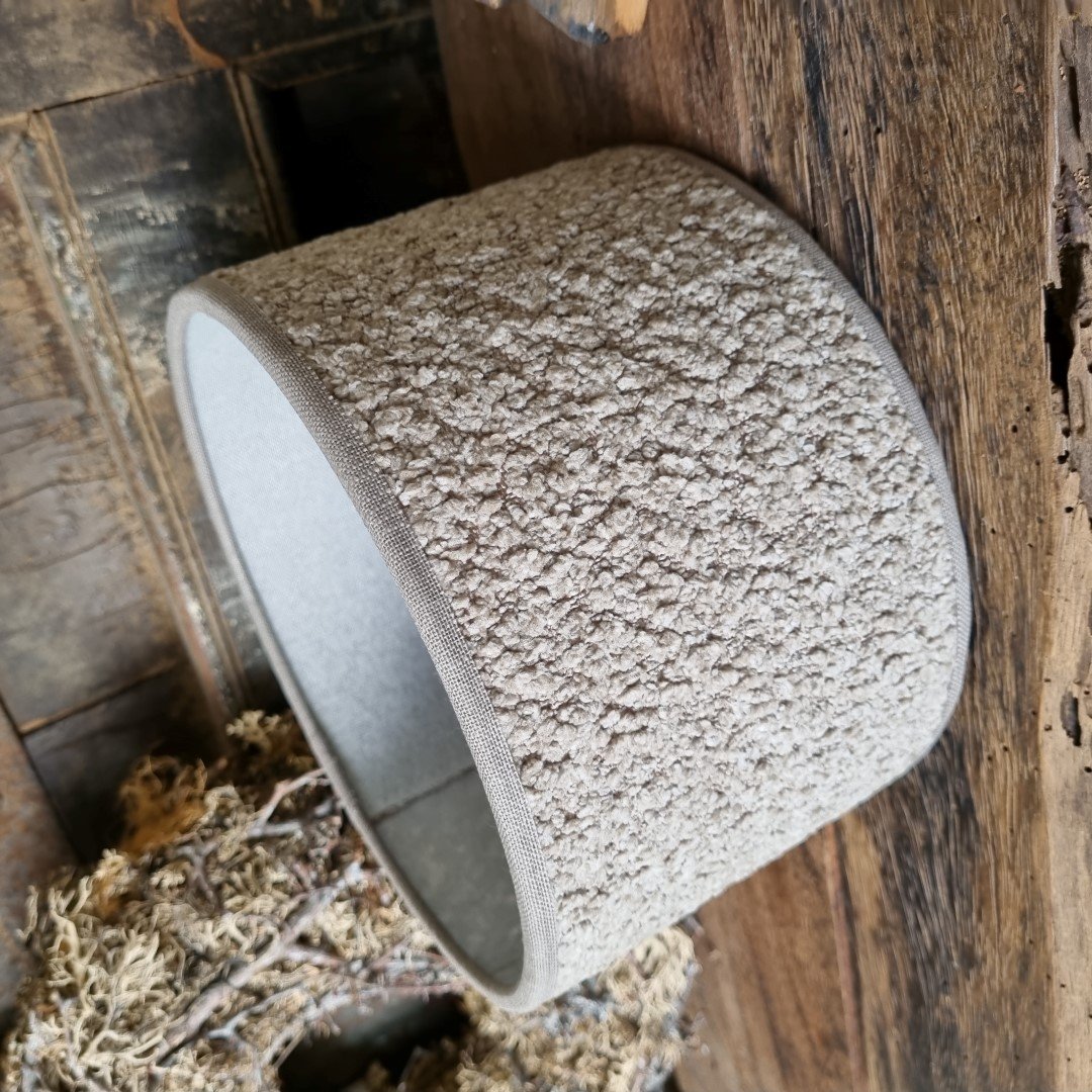 Lampenkap Teddy- Zand || 25 cm. - Afbeelding 6