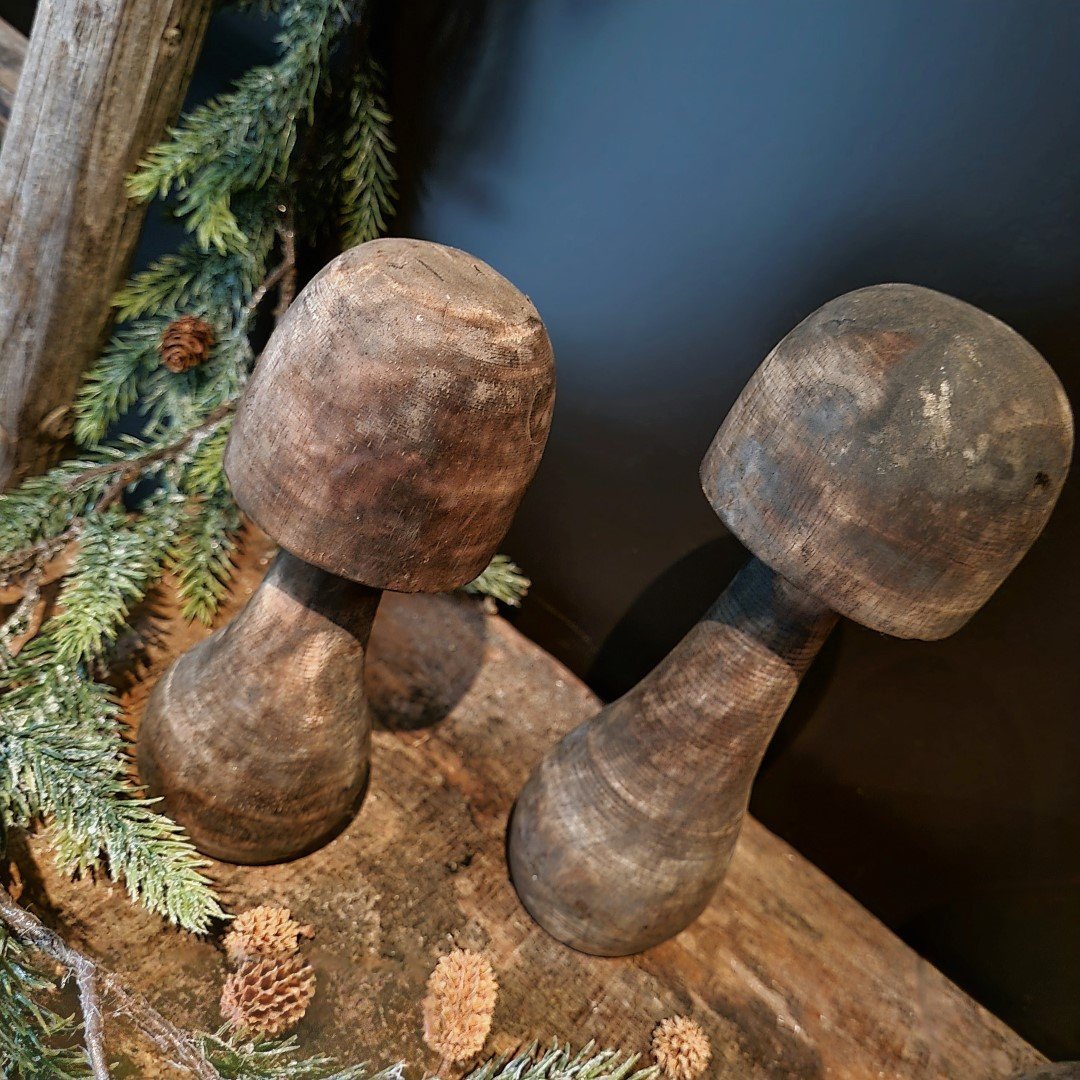 Paddenstoel van hout- Hoog model || 20 cm. - Afbeelding 6