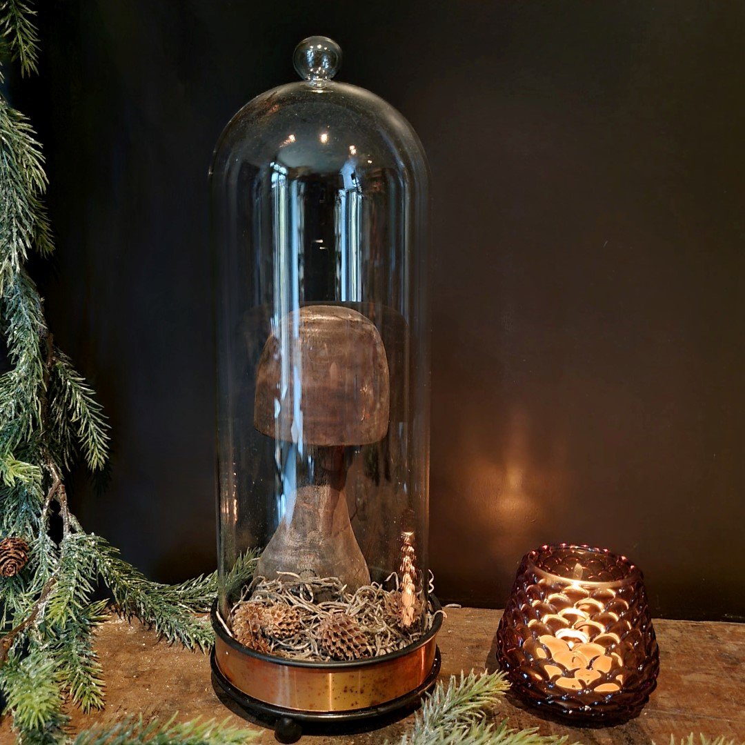 Paddenstoel van hout- Hoog model || 20 cm. - Afbeelding 8