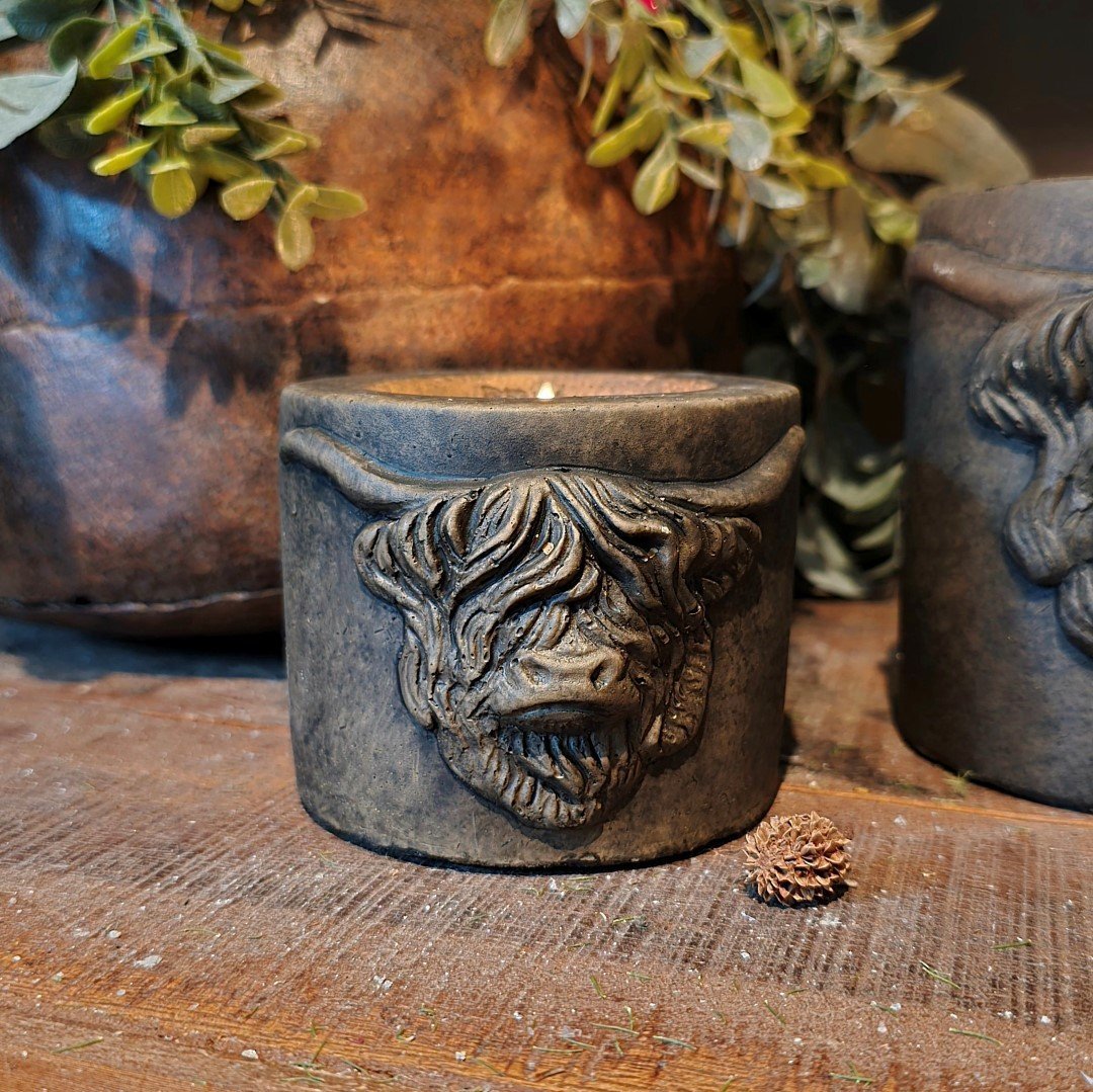 Tealight Holder Scotty- Majestic Brown- Medium || Brynxz. - Afbeelding 4
