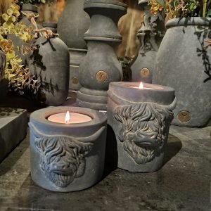 Tealight Holder Scotty- Majestic Vintage- Medium || Brynxz.