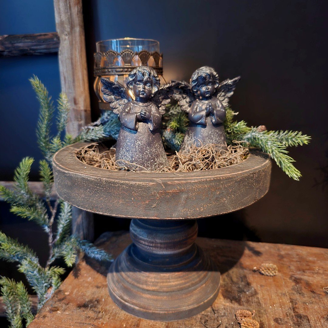 Engel- Antraciet || Staand Medium. - Afbeelding 5