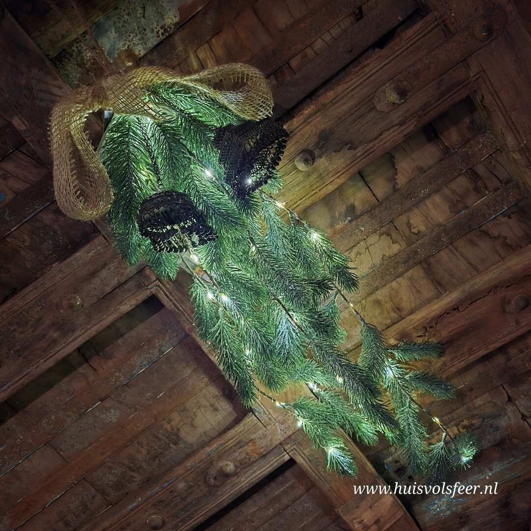 Toefhanger met 2 Lou Lou hangers, LED verlichting & Jute Lint. - Afbeelding 5