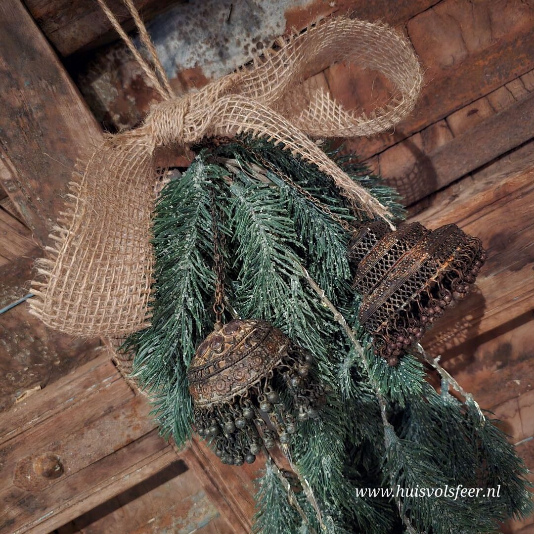 Toefhanger met 2 Lou Lou hangers, LED verlichting & Jute Lint. - Afbeelding 7