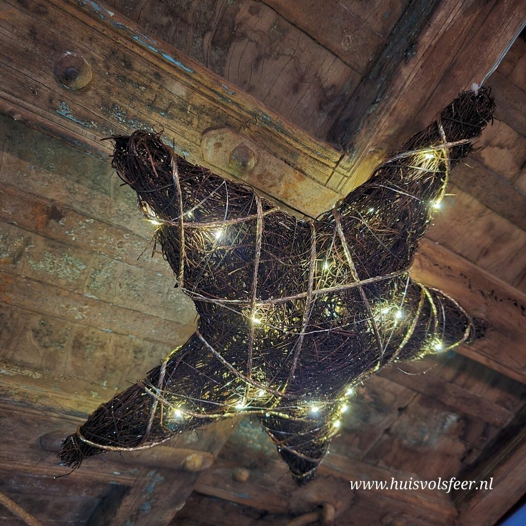 Kerst Ster met LED Verlichting || 40 cm. - Afbeelding 4