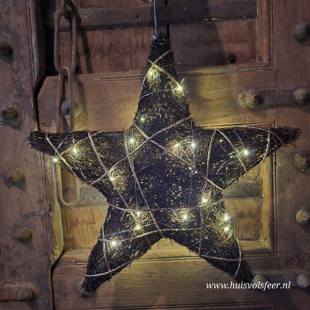 Kerst Ster met LED Verlichting || 40 cm. - Afbeelding 5