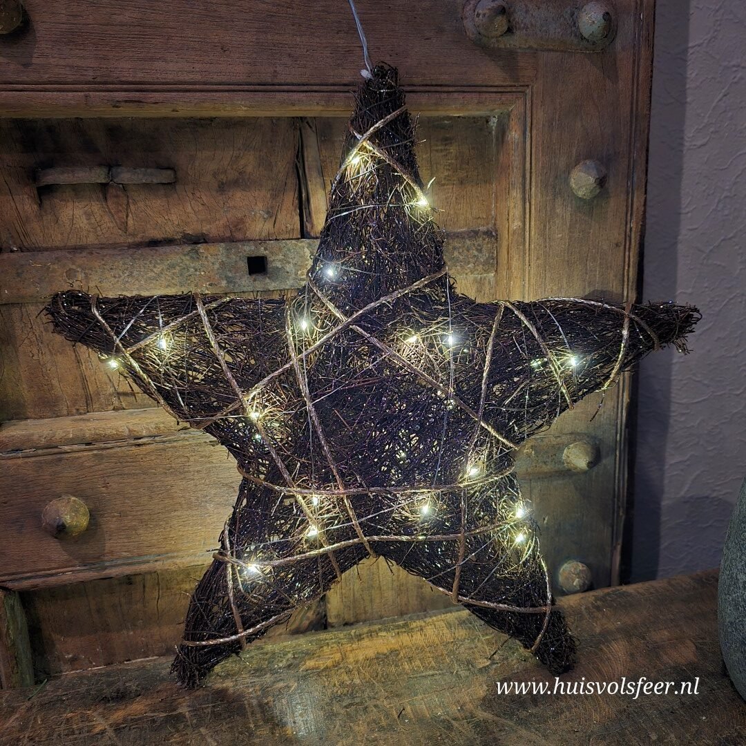 Kerst Ster met LED Verlichting || 40 cm. - Afbeelding 6