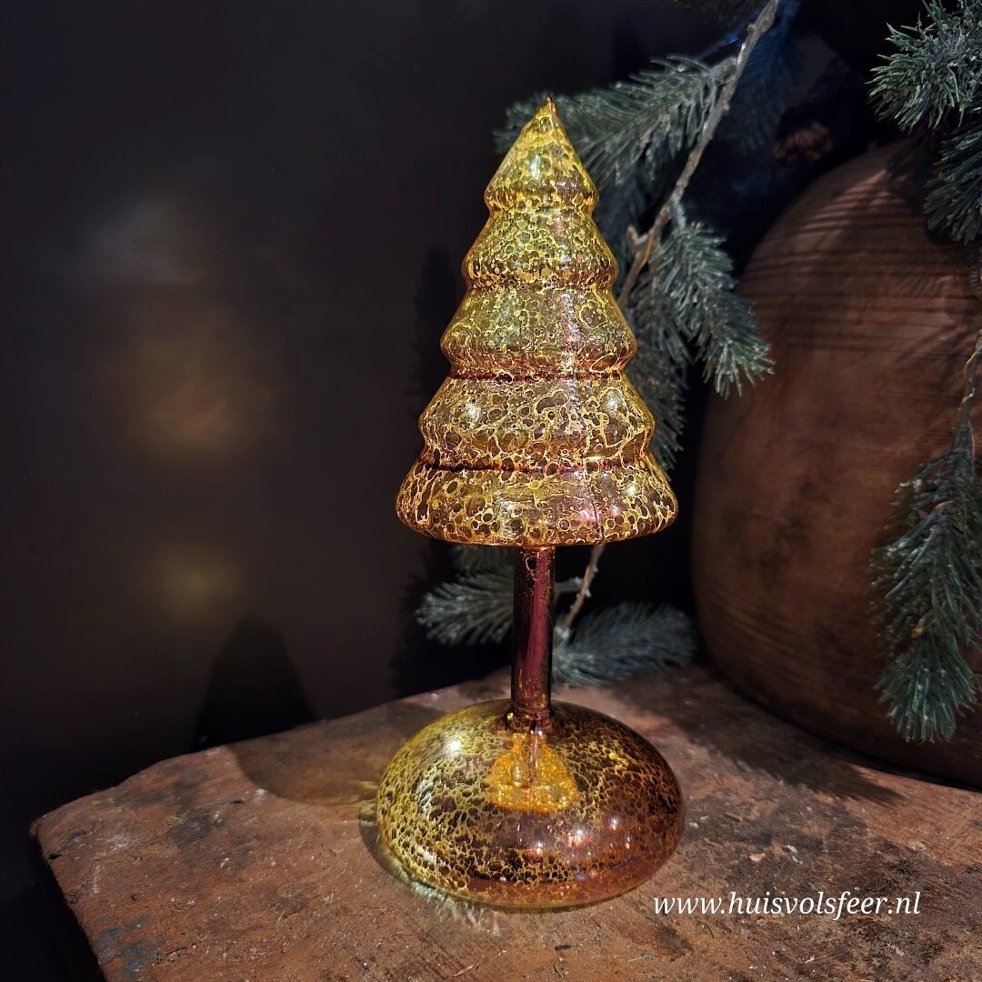 Kerstboom op Stam met Led Verlichting || Mercury Bruin. - Afbeelding 3