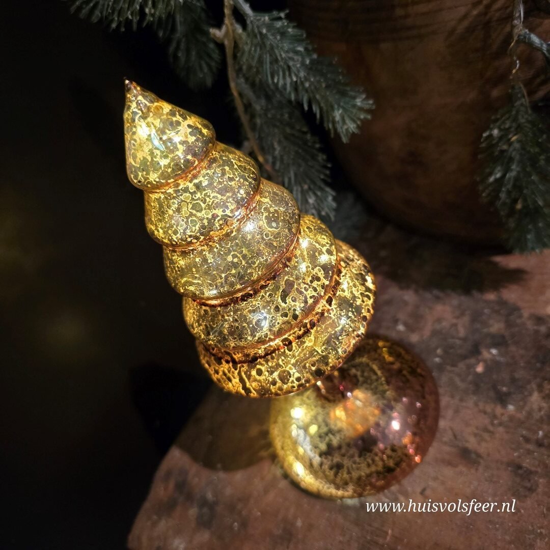 Kerstboom op Stam met Led Verlichting || Mercury Bruin. - Afbeelding 6