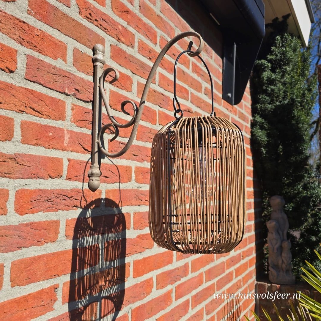 Hanglamp met Solar- 24 cm || Naturel.