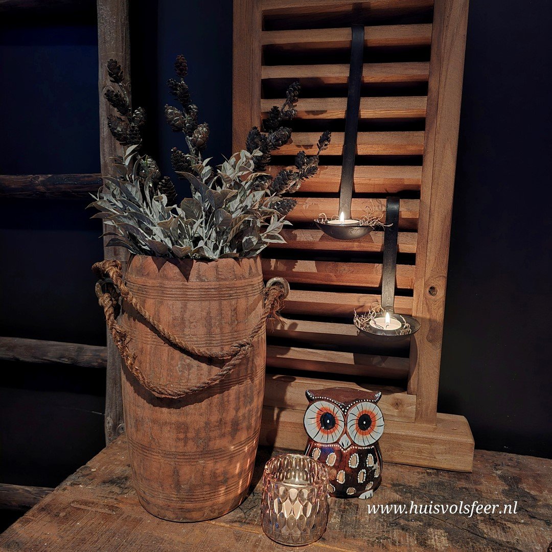 Uil- Hout. - Afbeelding 3