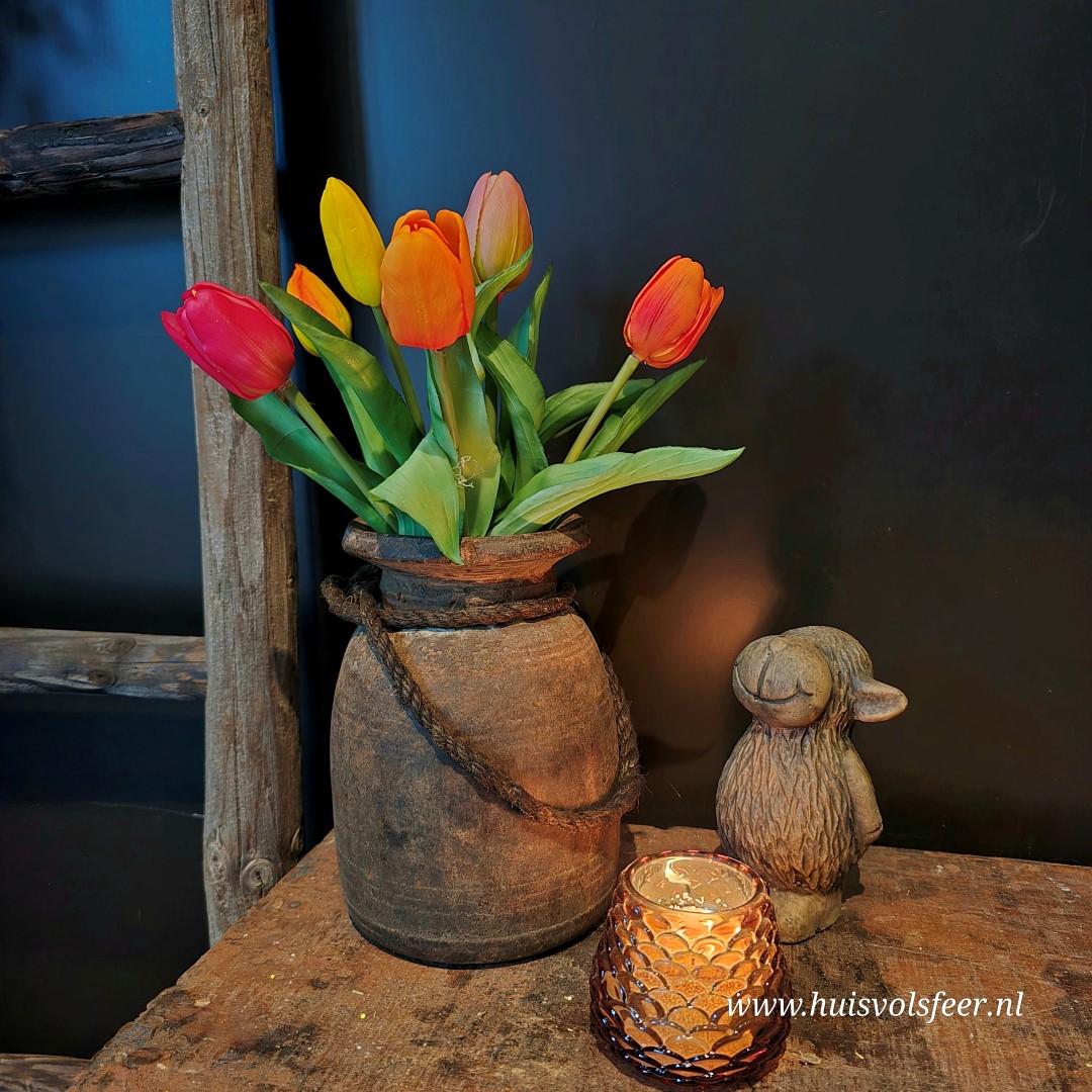 Kleurrijk Tulpenboeket || 7 Tulpen. - Afbeelding 2