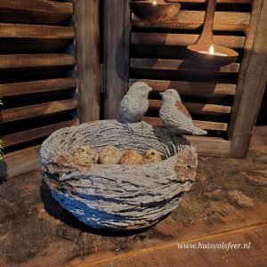 Vogelbad Nest || Naturel.