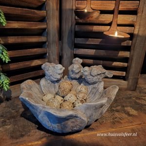 Vogelbad Flowers || Naturel.