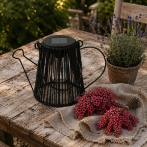 Gieter met Solar || Zwart.