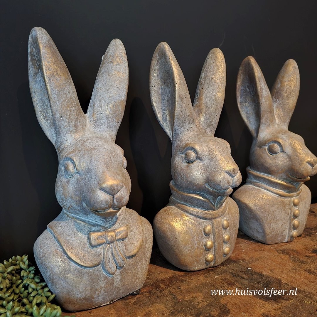 Konijn met 4 Knopen - 30 cm. Jewel || Brynxz. - Afbeelding 3