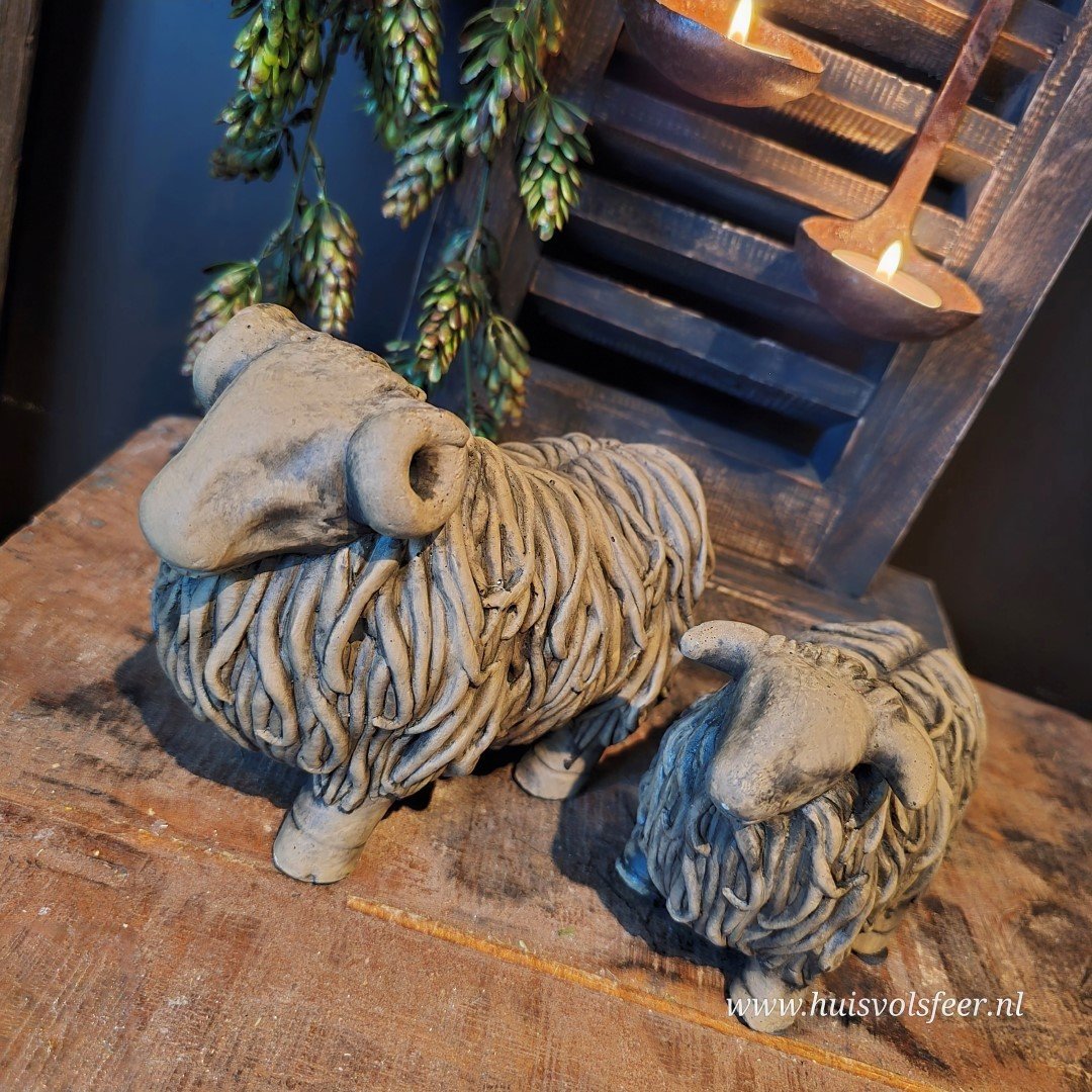 Set of 2 Hairy Sheep- Majestic Brown || Brynxz. - Afbeelding 3