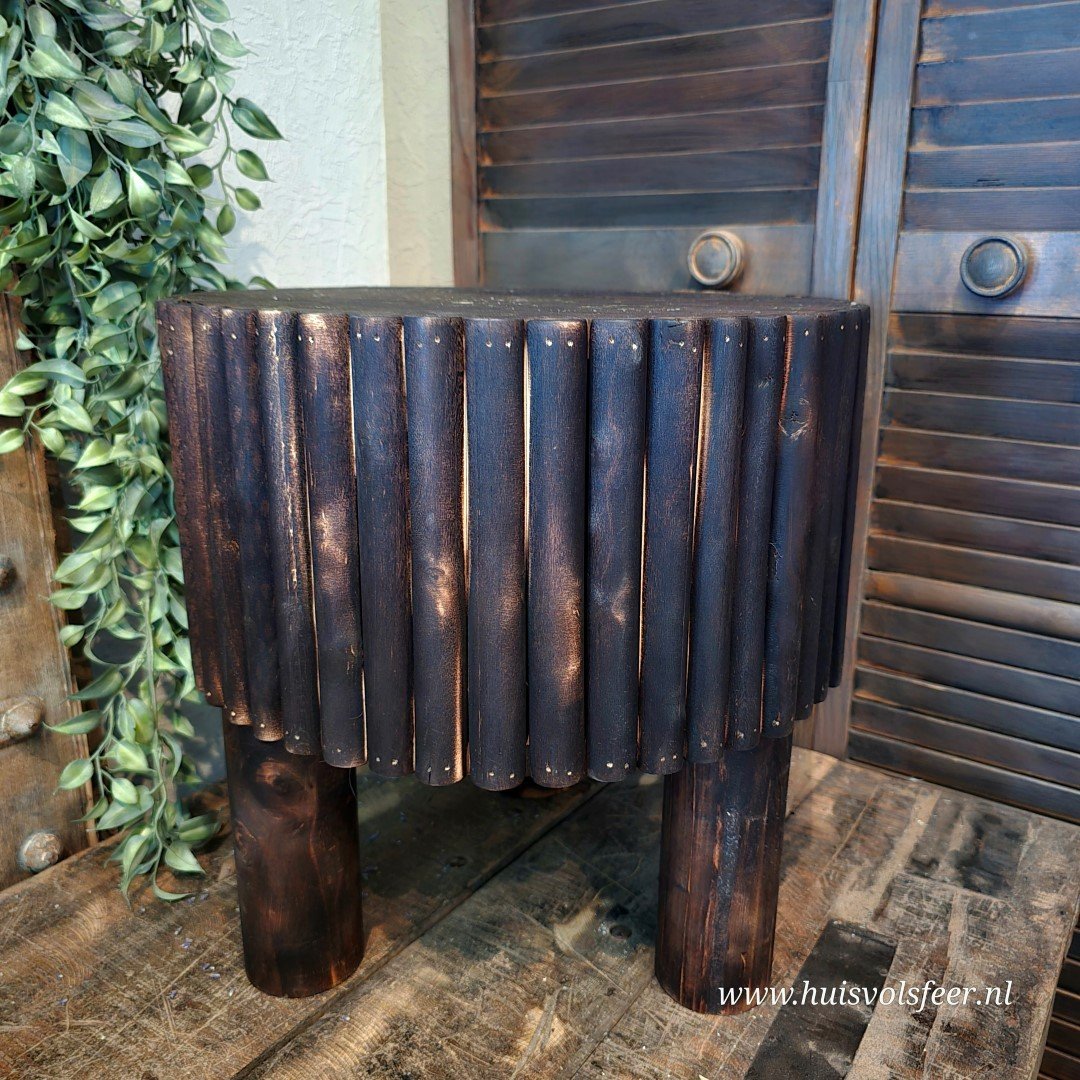 Bijzettafel Paulownia Hout – Stijlvol & Duurzaam - Afbeelding 4