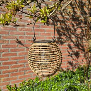 Hanglamp met Solar- Bol || Naturel.