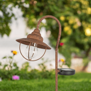 Tuinsteker Solar- Hangende Lantaarn met Kapje.