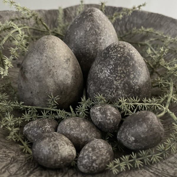 Set van 6 Paaseitjes van Beton- PMR. - Afbeelding 9