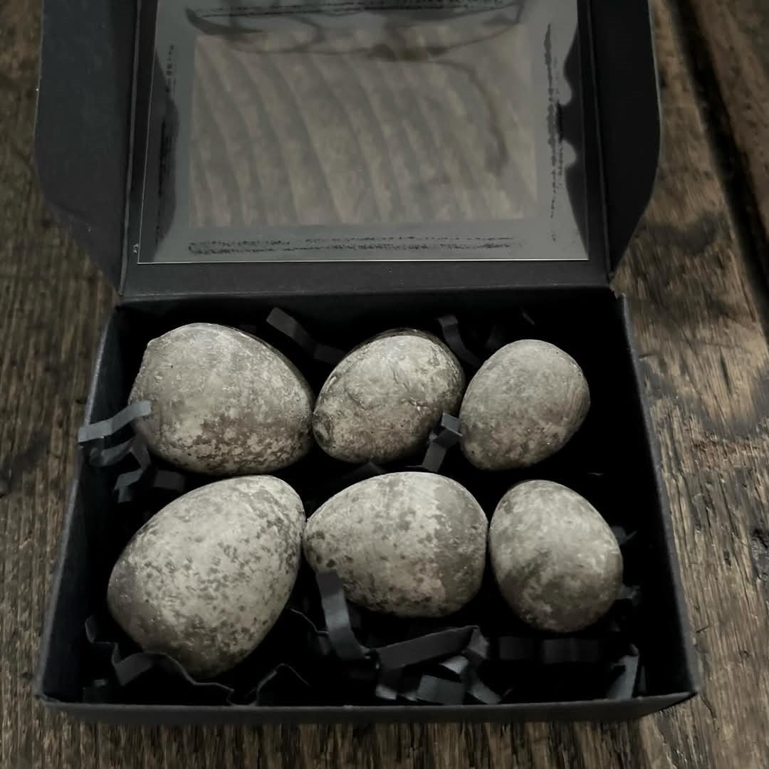 Set van 6 Paaseitjes van Beton- PMR. - Afbeelding 16