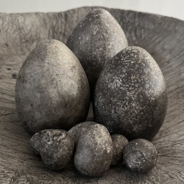 Set van 6 Paaseitjes van Beton- PMR. - Afbeelding 10